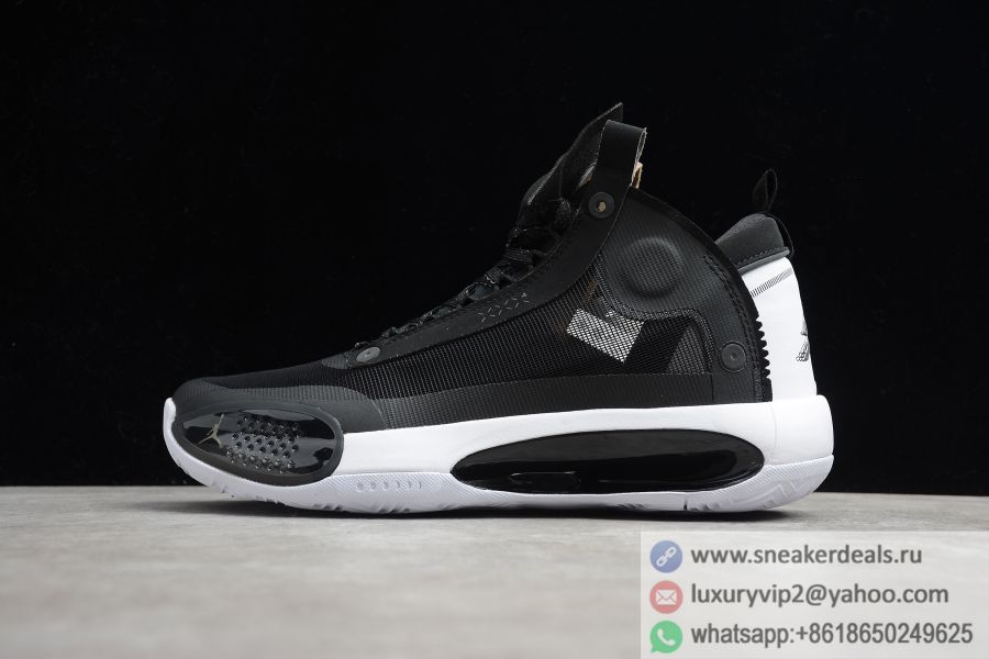 Air Jordan 34 XXXIV PF Black White BQ3381-001 Men Basketball Shoes